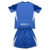 Officiële Voetbalshirt + Korte Broek Doelman River Plate 2025-26 Blauwe - Kids